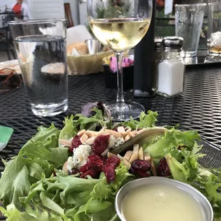 Salad with house dressing