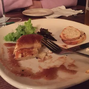 Brie with Apple Glaze.