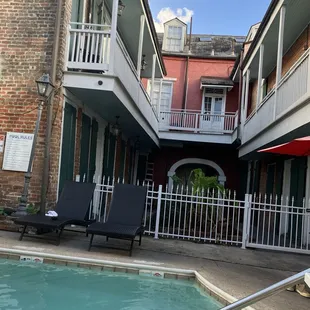 Pool courtyard
