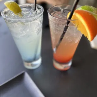 Lavender Lemon-aid and Blood Orange Ginger Smash