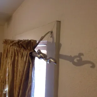 Falling off the wall fixtures