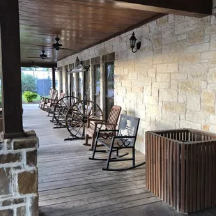 Exterior Rocking Chairs on Porch
