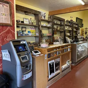 Visit our general store for items you may need like snacks or drinks. rent a wheelchair, walker or stroller. Buy a prop gun too!