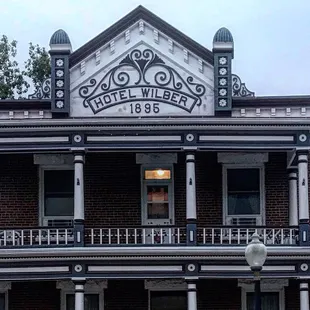 the front of the hotel wilber
