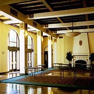 Main inside area near back courtyard.