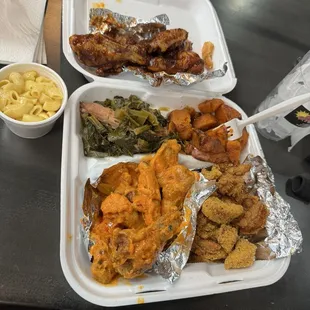 2 Ribs, 2 Pcs Fish &amp; 6 Wings