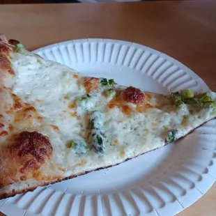 Asparagus Ricotta Truffle Slice