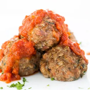 House-made meatballs, fresh daily