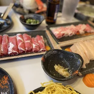 sushi and sashimi, food