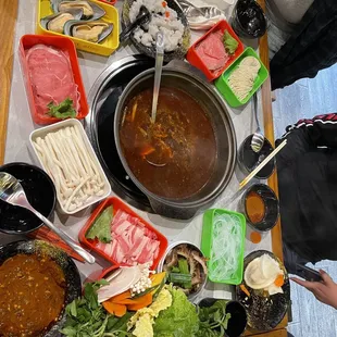 Braised beef hotpot