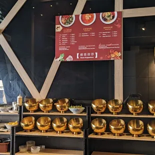 Here is where you can pick and choose your sauces.