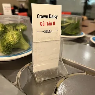 broccoli on a conveyor belt