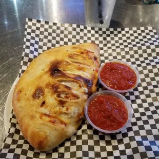 The calzones and pizza are top notch!