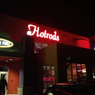 Hot Rods at night