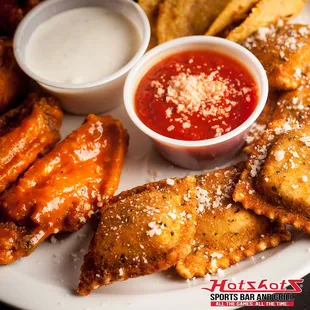 a plate of food