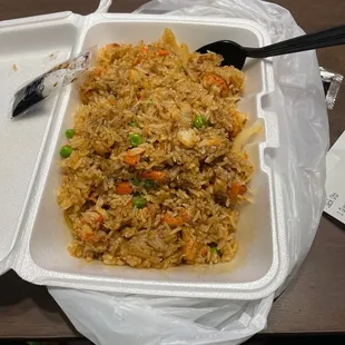 Crawfish fried rice