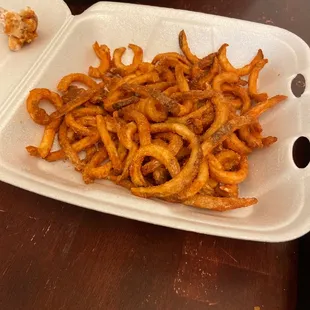 Soggy ass curly fries