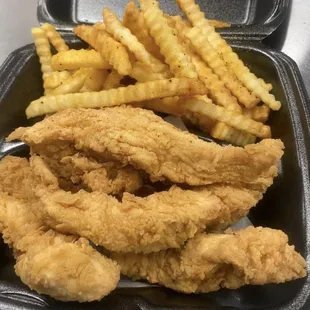 Chicken tenders with fries to-go near Atlanta, GA