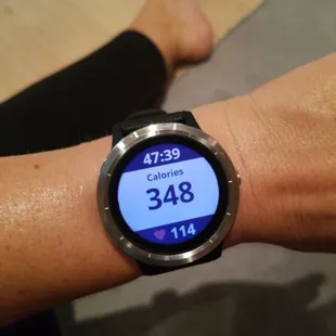 Calorie burn after 30 min Hot Bands session