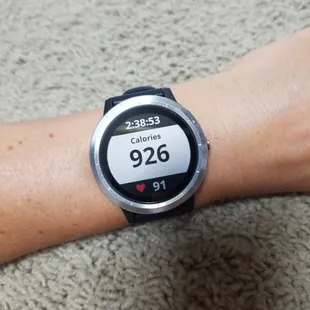 Total calorie burn after one 30 min Hot Bands session + one 30 min Hot Yoga session + one hour after workout &quot;afterburn&quot;