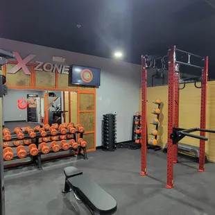 Our FX, free weight zone.