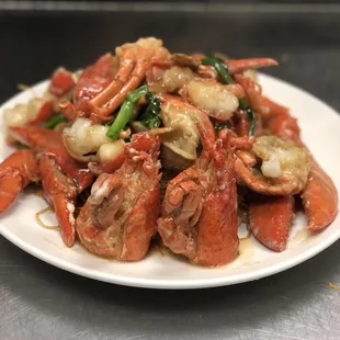 Lobster with Pan Fried Noodles