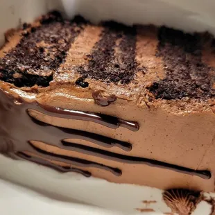 Triple chocolate cake