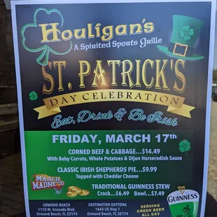 St. Paddy's event