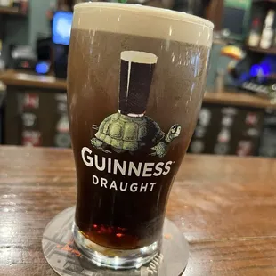 Guinness on tap