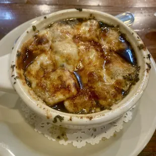 Crock of French Onion Soup