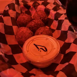 Buffalo chicken balls