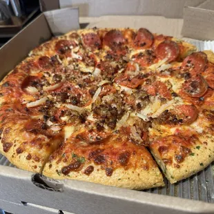 Hand tossed