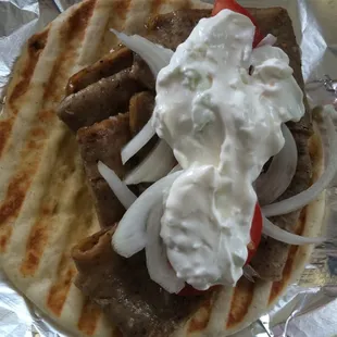 Gus&apos;s famous gyro!! Best gyro in the area!!