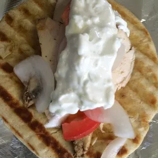 Chicken Gyro! Best in town. Tuesday special!!