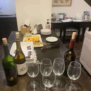 Wine and cheese