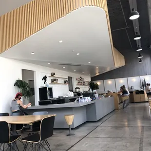 View of the bar