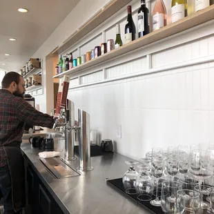 They&apos;ve got beer and wine! Cocktails coming soon.