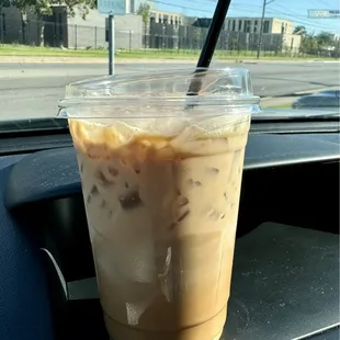 Iced White Mocha with Oat Milk