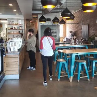 Inside seating