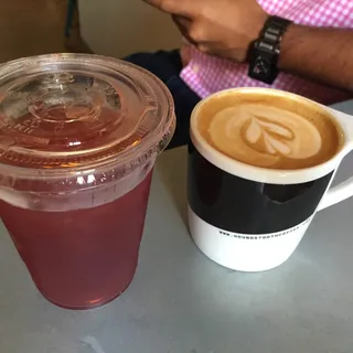 Hibiscus Blueberry Iced Tea