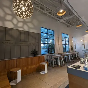 a modern coffee shop