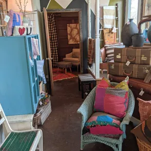 Area in the back of store.