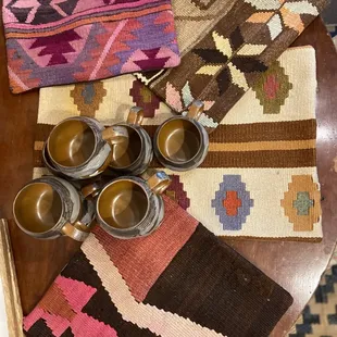 Turkish pillows and pottery- ah yes!