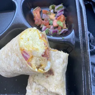 Breakfast burrito