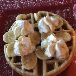 Bananas Foster Waffle