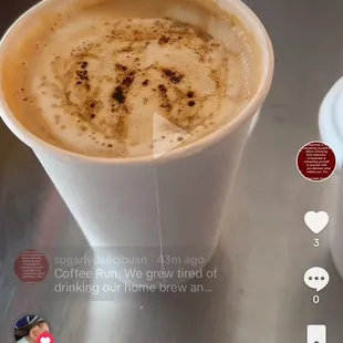 Bananas Foster Latte