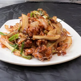 a plate of food