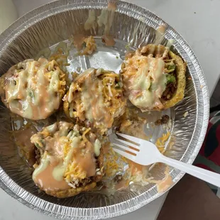 Mofonguitos with beef