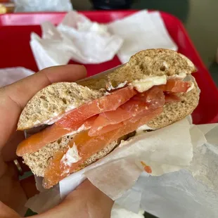Lox &amp; WW bagel