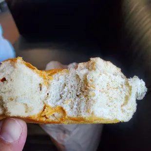 I'm pretty sure this jalapeño cheddar bagel was not made today. Super stale and does not taste fresh.